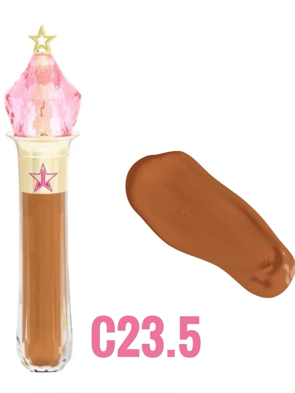 Jeffree Star C23.5 Magic Star Concealer Deep Skin Golden Red Undertones Vegan